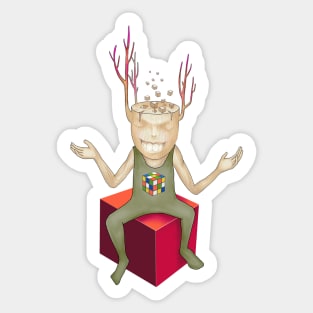 Stump man : Clever Sticker